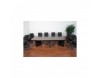 Veliki set: konferencijski stol + 10 stolica od prave kože